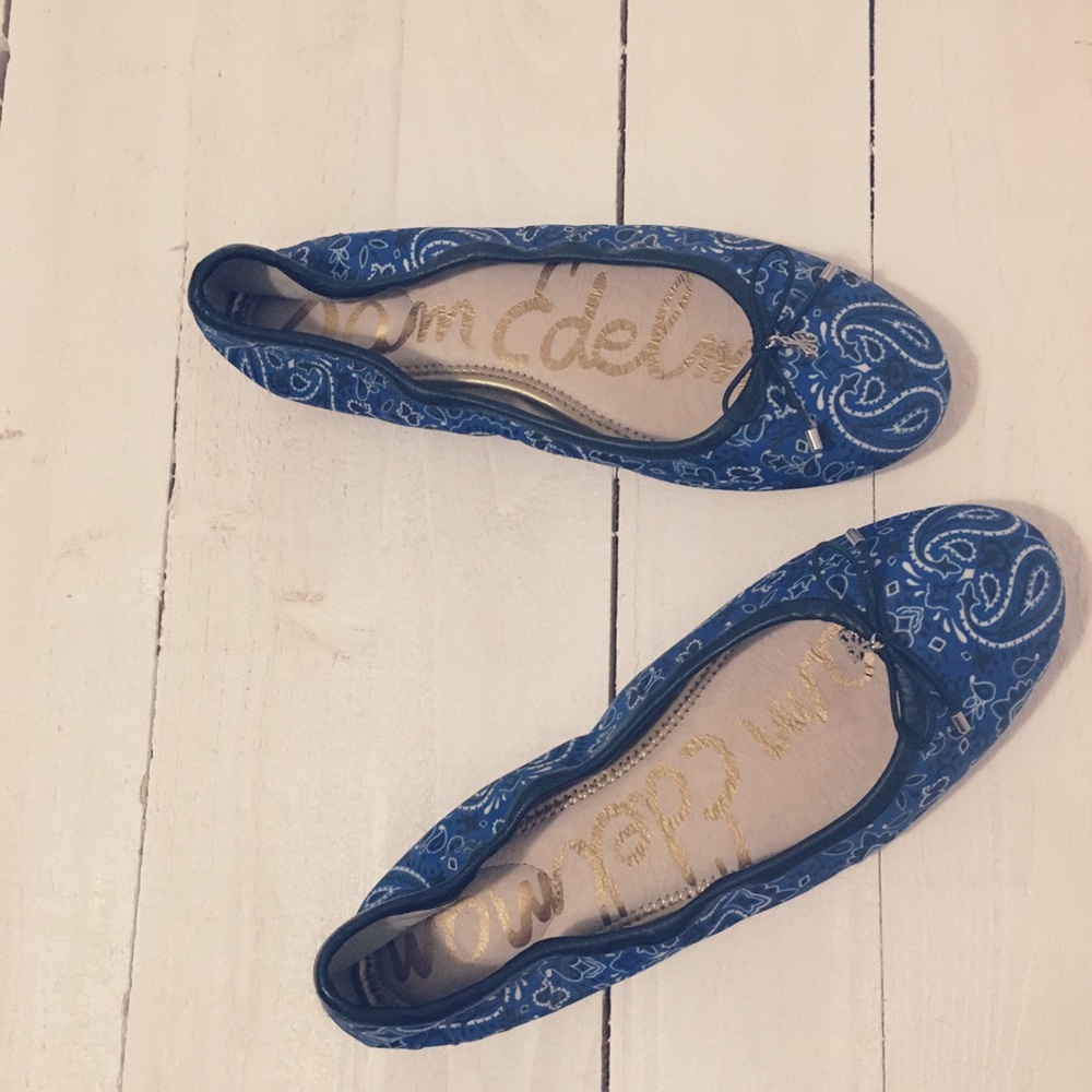 Sam Edelman Blue Flats